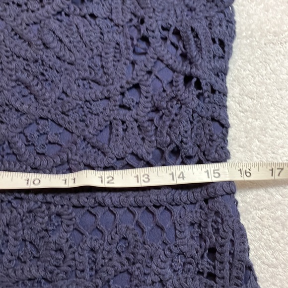 Lilly Pulitzer navy crochet shift dress - Picture 8 of 10